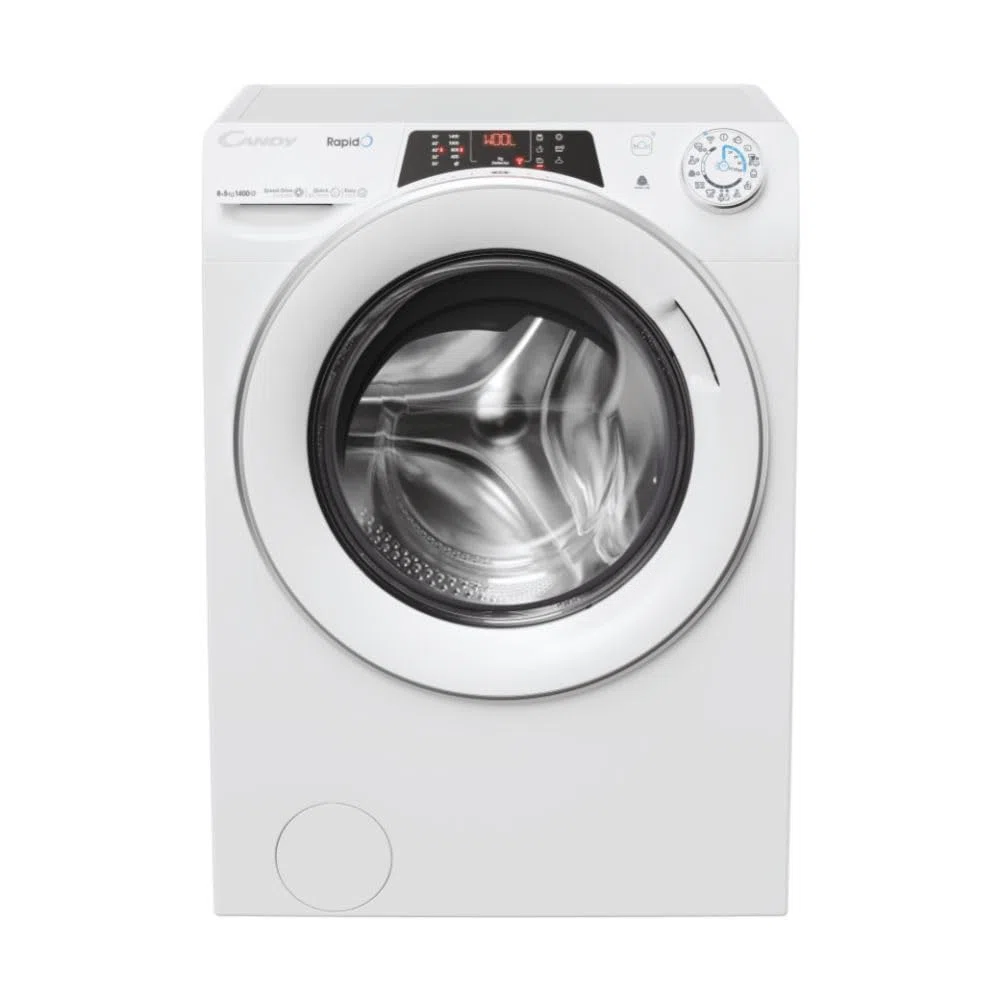 Candy ROW4854DWMST/1-S - Lavasciuga 8+5 Kg, Classe D, 1400 giri, Inverter