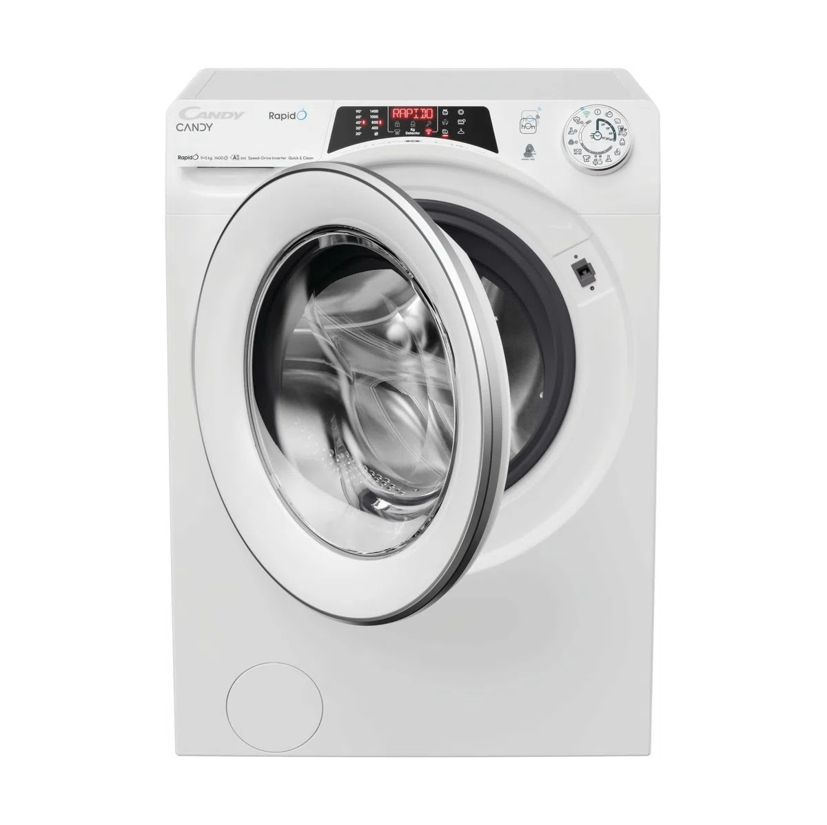 ROW4956DWMS9-S RapidÓ - Lavasciuga 9+5 Kg, 1400 giri, Inverter, Wi-Fi, Classe energetica C
