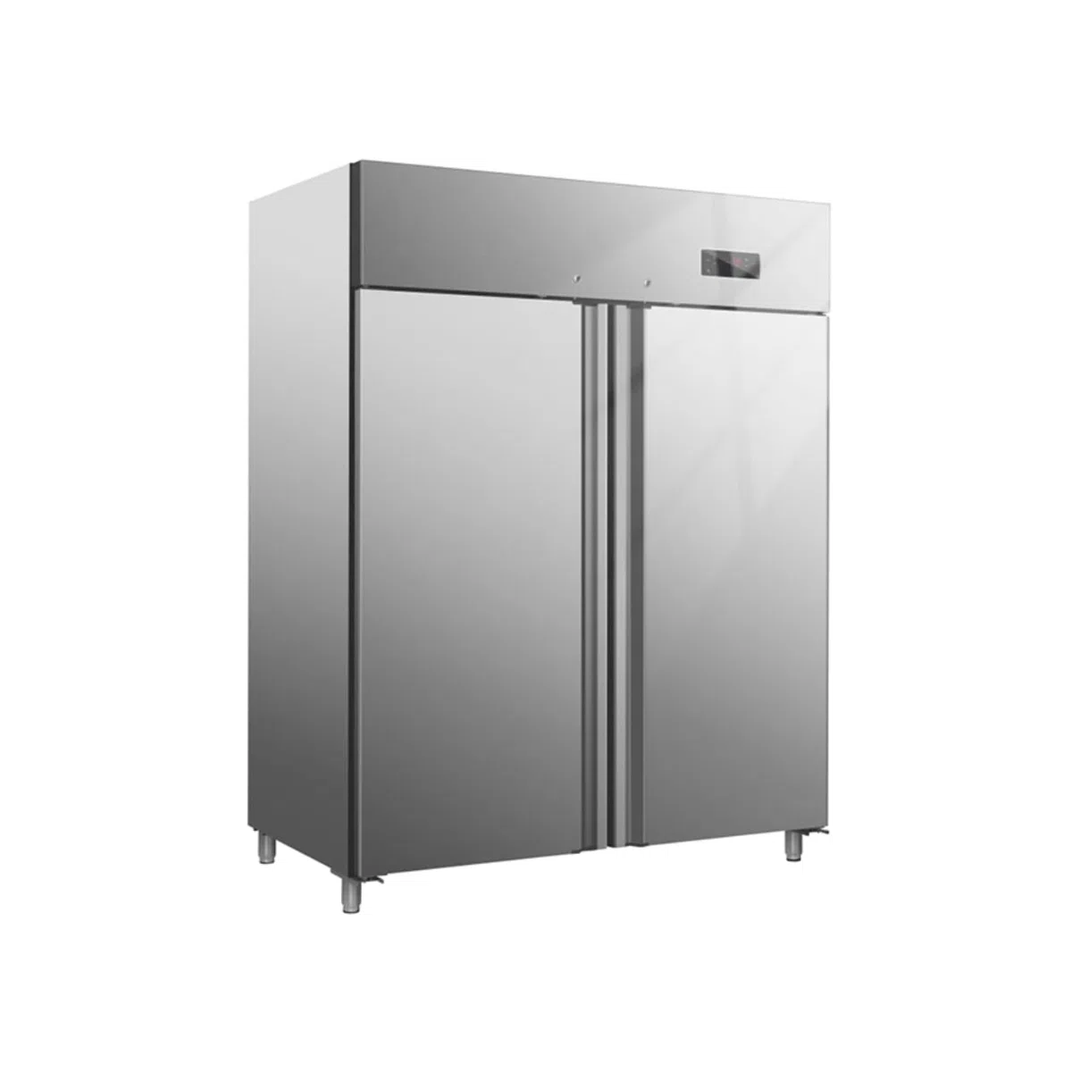 Armadio congelatore refrigerato in acciaio inox 2 ante 1400 lt -18-22°C