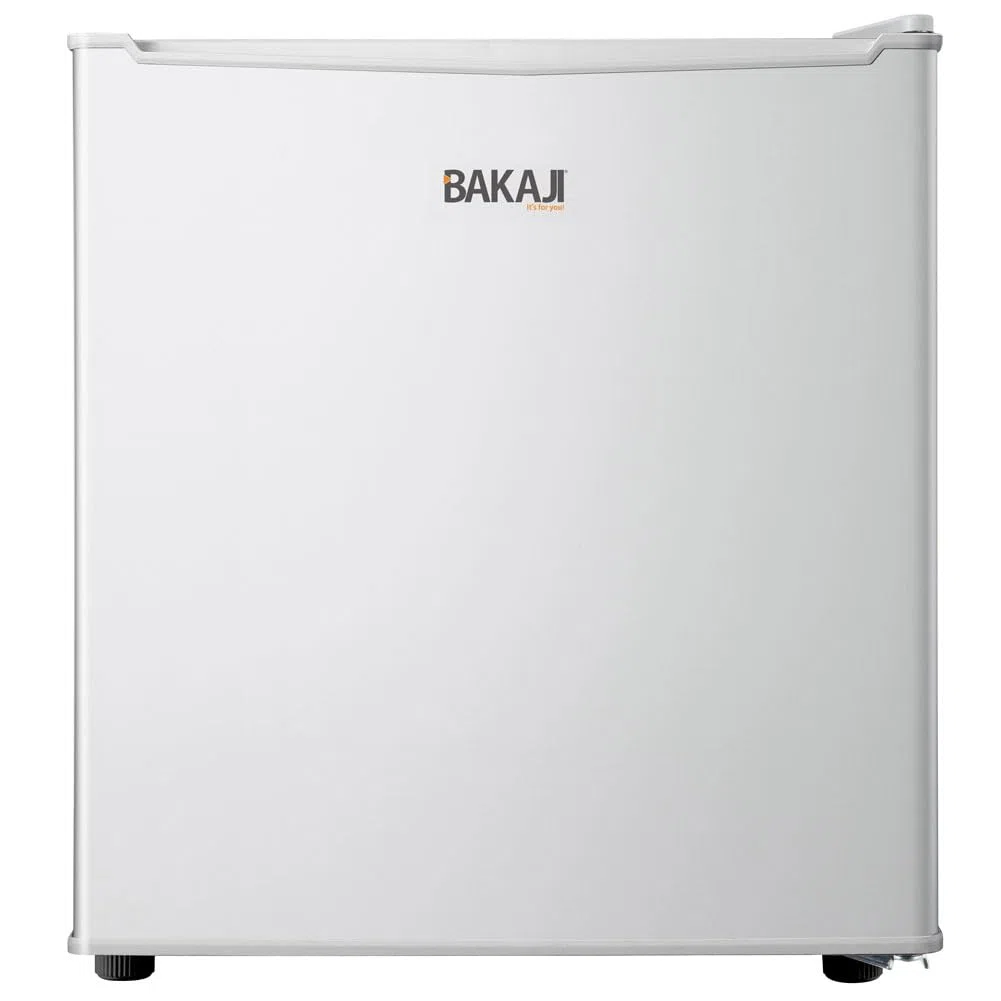BAKAJI Frigo Bar Mini Frigorifero 4 Scomparti Capacita' 46 LT Hotel Casa Ufficio Studio Campeggio Dimensione 49 x 44 x 49 cm Colore Bianco