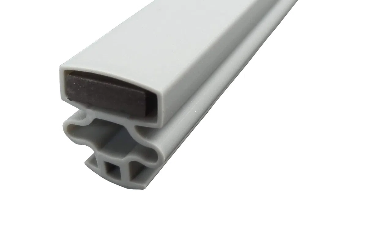 Guarnizione per porta frigorifero "groß N" 2000mm compresi magnetica colore: grigio