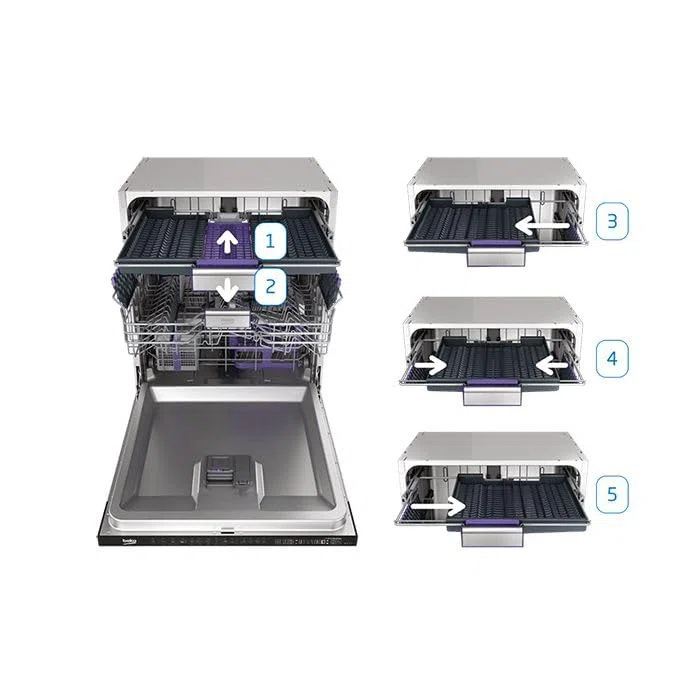 Beko BDIN36532: Lavastoviglie a Scomparsa Totale, 60 cm, 15 Coperti