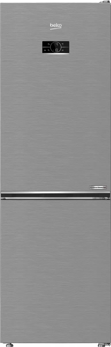 Beko - B5RCNE366HXB - Frigorifero Combi 186,5cm, Classe C, Total NF, Compressore ProSmart™Inverter, Display Touch, Metal look, AeroFlow, Harvestfresh, Convertibile, 35dBA