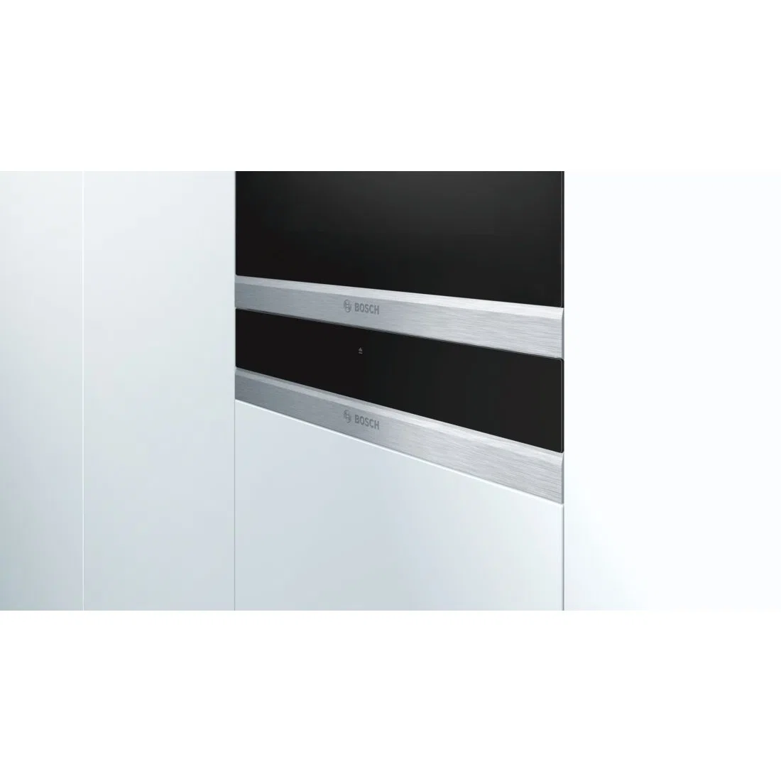 Bosch BIE630NS1 - Cassetto per accessori, serie 8, 14 x 60 cm, 21 l, max. 64 tazzine da caffè / 14 piatti, meccanismo push-pull, spazio per piccole stoviglie e utensili da cucina
