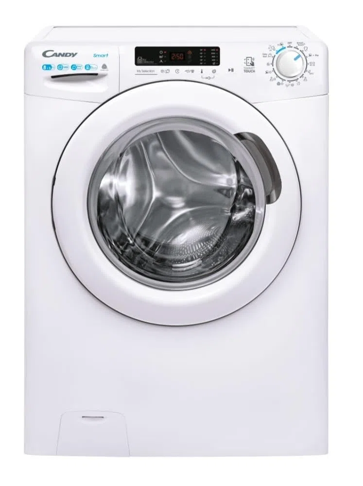 Lavasciuga Smart Candy CSWS4852DE/1-88 8+5 Kg 1400 Giri Carico Frontale 15 Programmi Vapore Libera Installazione Classe E