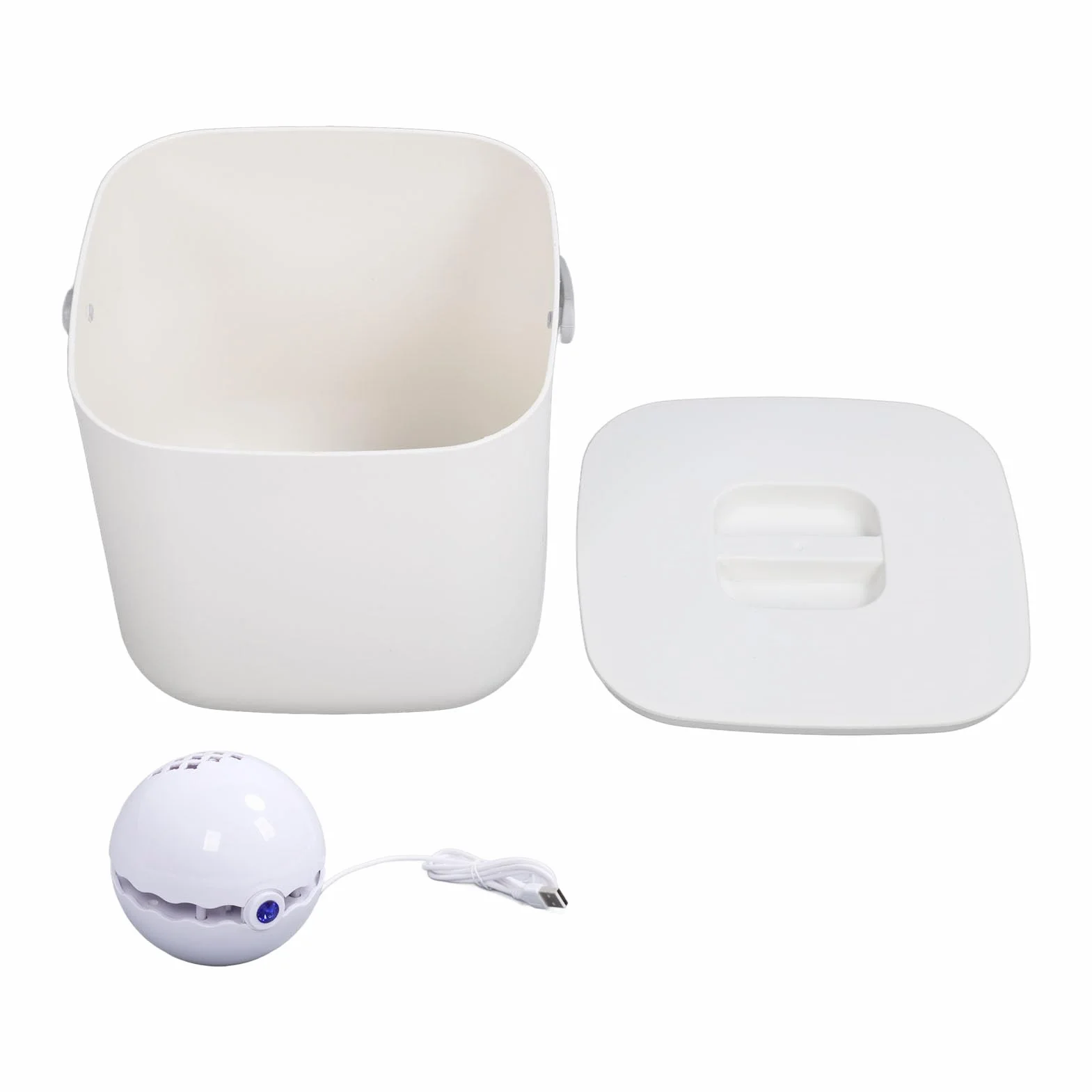 Lavastoviglie Portatile con Mini Lavandino, Lavastoviglie Piccola Lavastoviglie Efficiente per Domestica con modalità Interattiva (Secchio bianco)