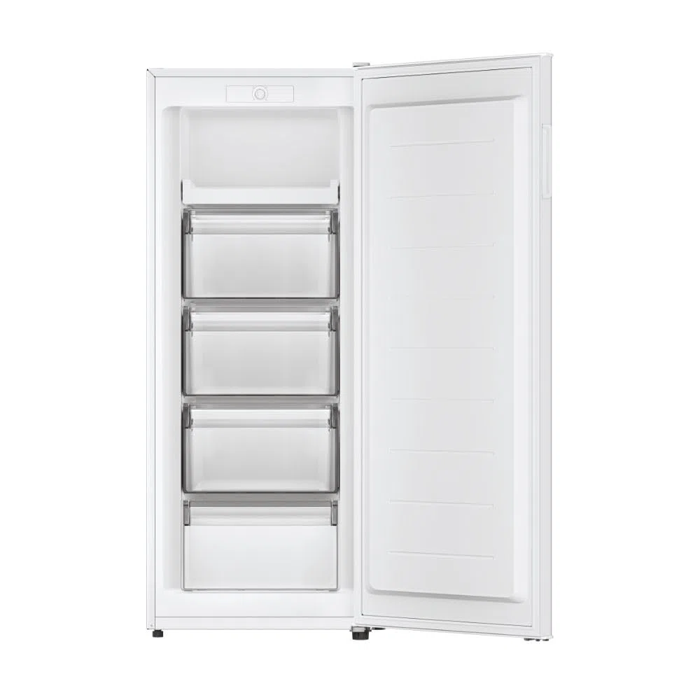 Candy CUQS513EW - Congelatore Verticale, 163 litri, congelamento 7,5kg/24h, Classe energetica E
