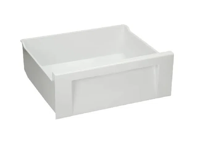 FIGEVIDA Cassetto Basket Frigo congelatore superiore 41 cm x 35 cm x 15,5 cm congelatore per Whirlpool 481941879767