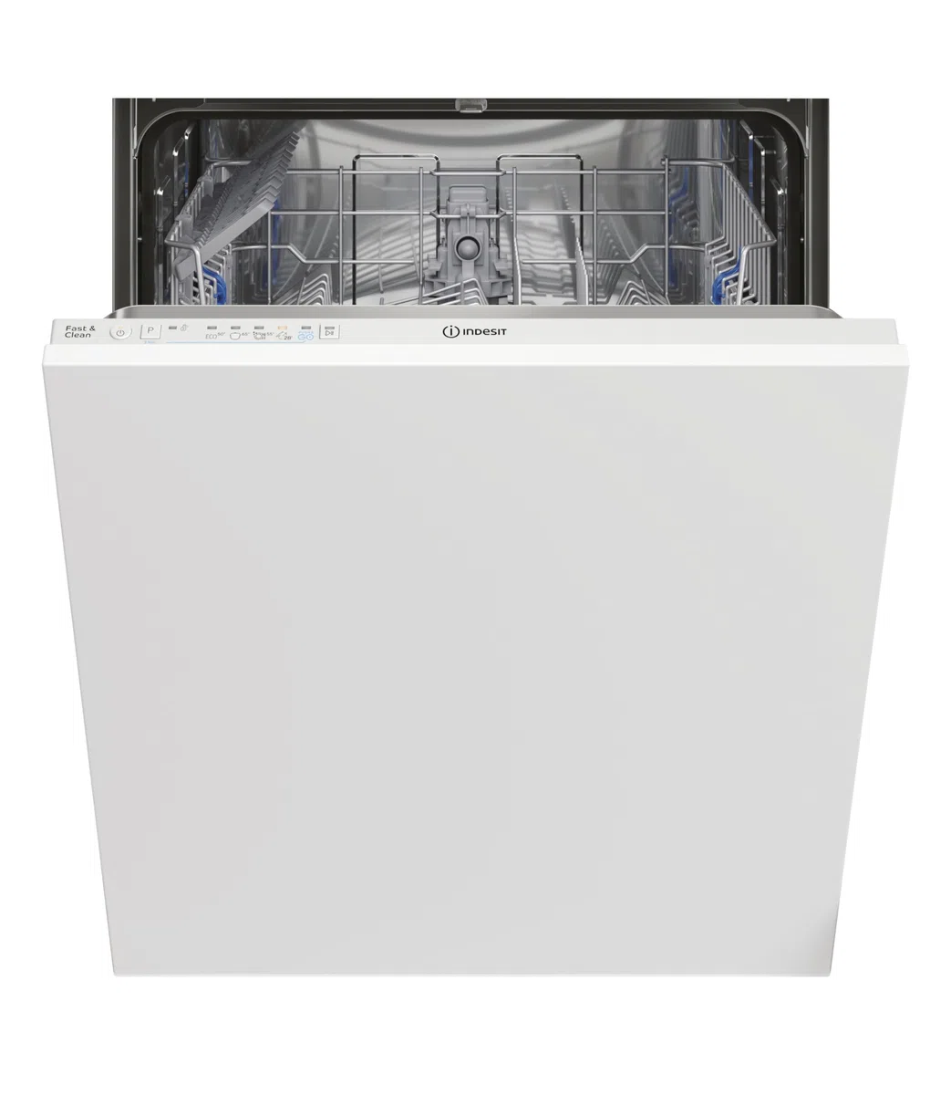 Indesit IN2IE14CNP80 Lavastoviglie A Scomparsa Totale, 60 Cm, 49 dBA, 14 Coperti, 5 Programmi, Lavaggio Fast&Clean 28 Minuti, Funzione Push&Go, Vasca In Acciaio Inox, Classe Energetica E