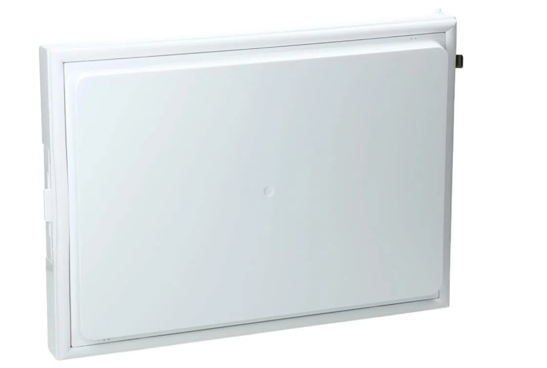 FIGEVIDA Sportello Completo Congelatore Compatibile per Rex Electrolux Zanussi Evaporatore Dimensioni 445x330x58mm Completo di Maniglia e Guarnizione 2251246373