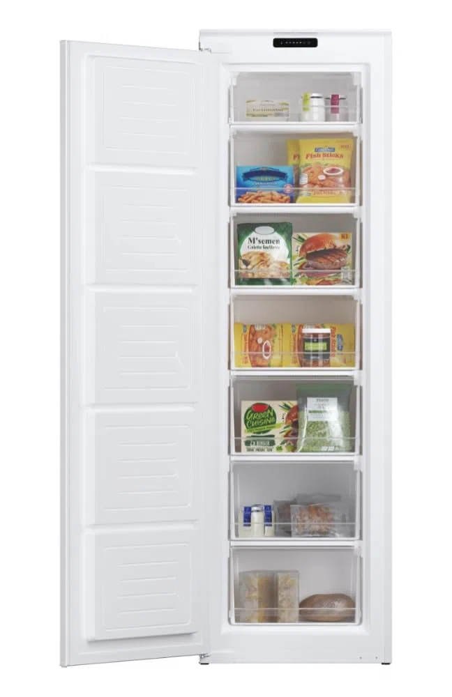 Candy CUS518EW - Congelatore verticale, 204 litri, congelamento 9,5 kg/24h, Classe energetica E