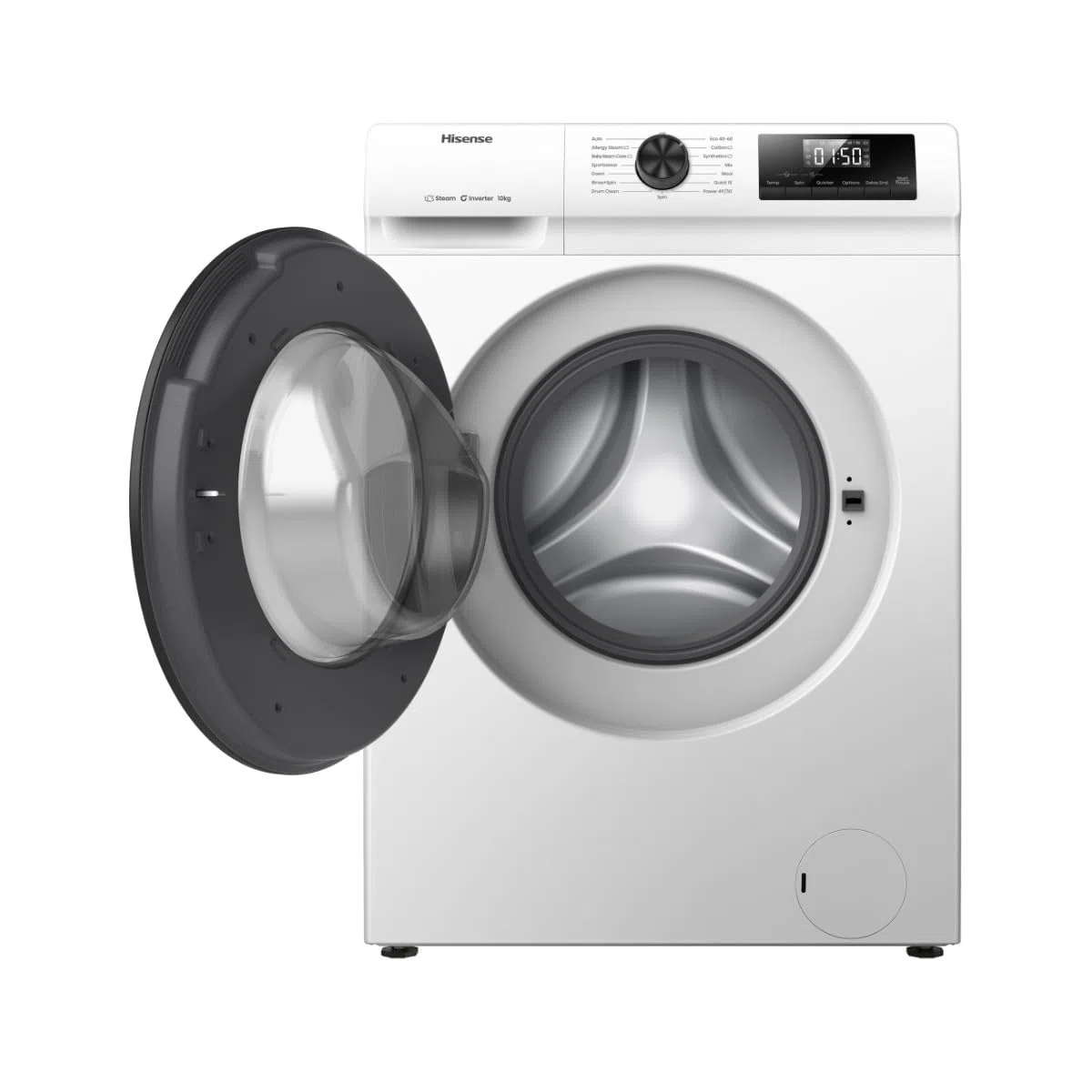 Hisense WF1Q1041BW Lavatrice Classe A 10 kg 1400 giri/min 84,5 cm x 59,5 cm Bianco Funzione Vapore