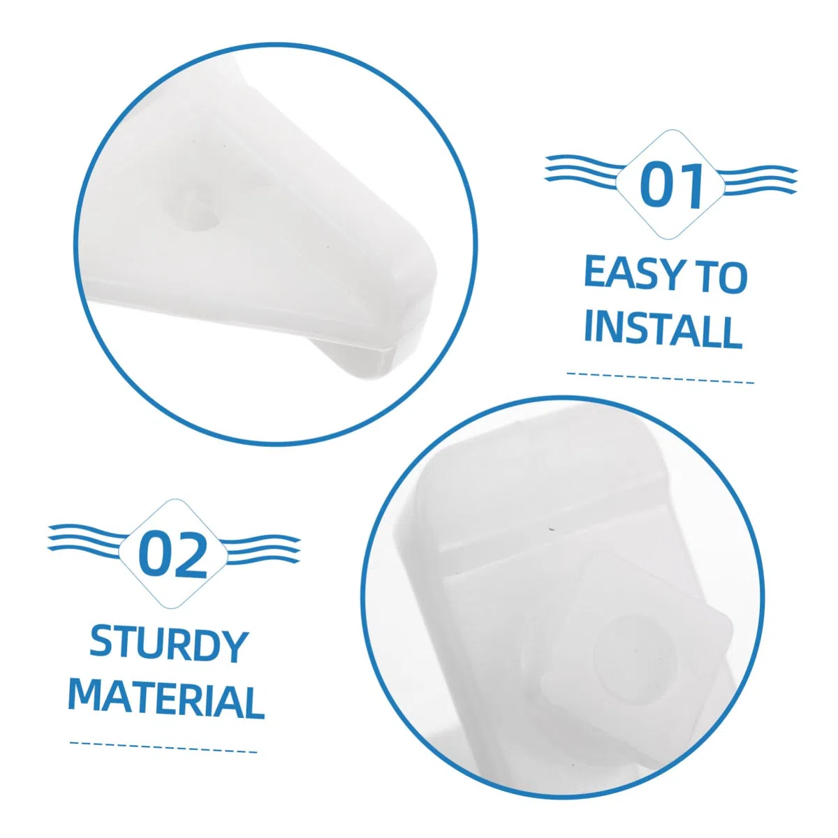 Operitacx Clip in Plastica Per Congelatore Staffe Per Ripiani Del Frigorifero Facile Installazione Supporti Per Ripiani Del Congelatore Per e Commerciale