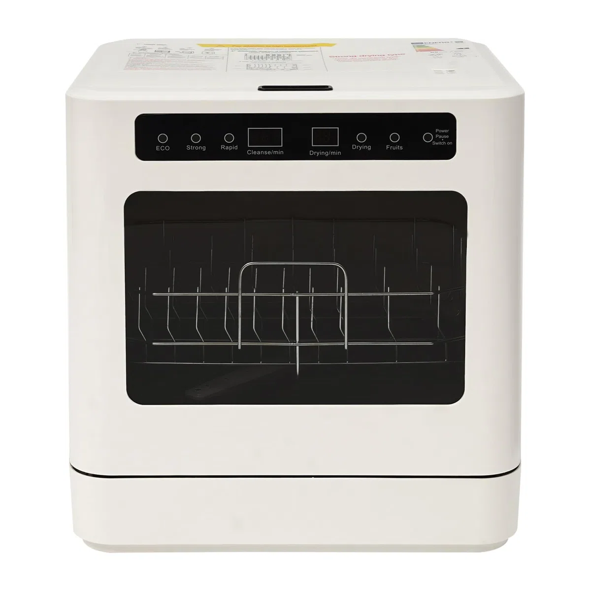 Lavastoviglie da tavolo per cucina, dispositivo compatto con 6 – 8 coperte, 4 programmi e funzione UV, conservazione della freschezza 72 ore e asciugatura ad aria calda, lavastoviglie da tavolo a
