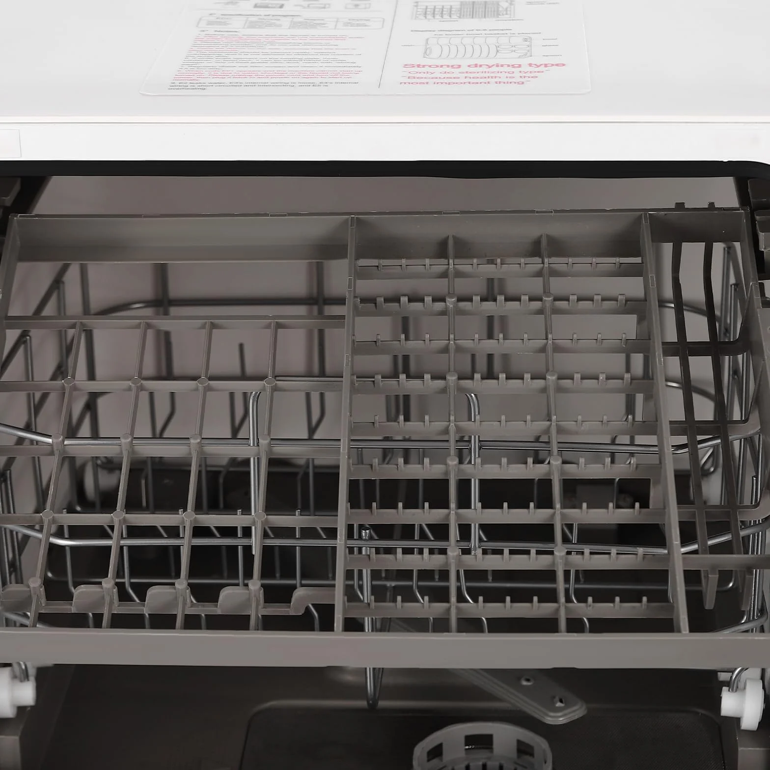 Lavastoviglie da tavolo, mini lavastoviglie portatile, doccia girevole a 360°, lavastoviglie da tavolo con quattro modalità di pulizia e asciugatura, risparmio energetico, autoportante per