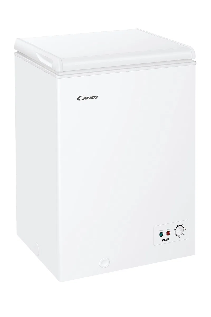 Candy Artico CCHH 100 Congelatore a Pozzetto, 97 Litri, Statico, App hOn, Inventory Assistant, 54,5x49x84,5 cm, Classe F, Bianco