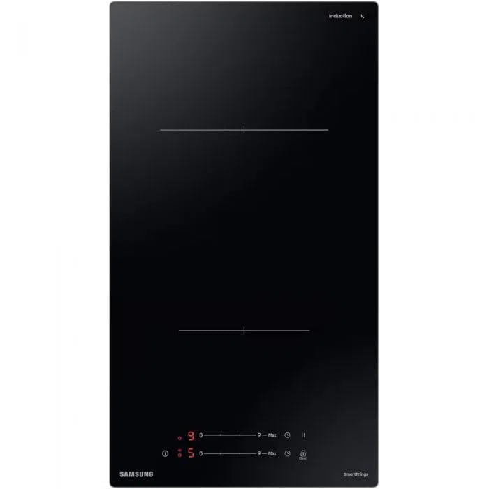 Samsung NZ32BG2005FKU2 - Piano cottura a incasso, Wi-Fi, 2 zone di cottura, Controllo touch, Arresto di sicurezza, Induzione
