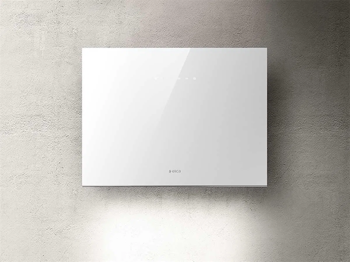 Cappa da cucina Cucina da 55 cm, Filtrante, Installazione Parete, Bianco - Elica PLAT WH/F/55