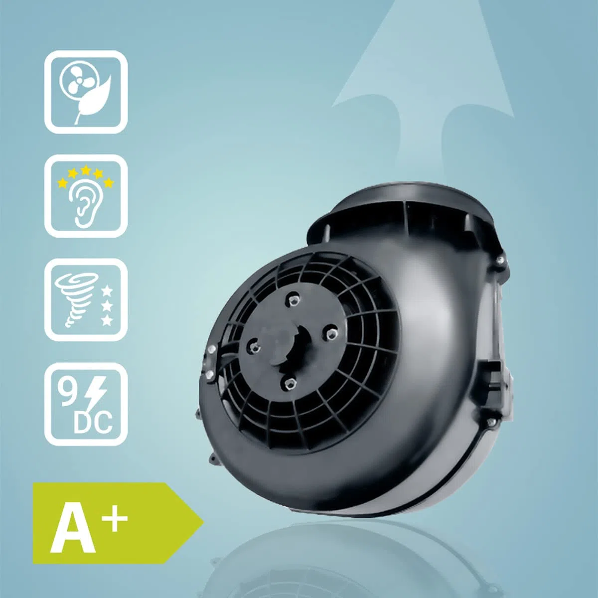 KKT KOLBE Delta Isola HC - Cappa aspirante 90 cm, in acciaio inox, vetro nero, app WiFi intelligente, Wi-Fi, funzionamento con sensore Touch