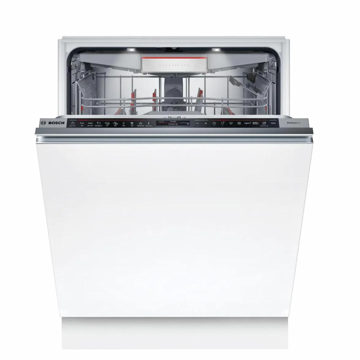 Bosch SMD8TCX04E, serie 8, Smart lavastoviglie completamente integrata 60 cm, cassetto portaposate, lavastoviglie Made in Germany, essiccazione zeolite, pulizia forte, molto silenziosa, Rackmatic