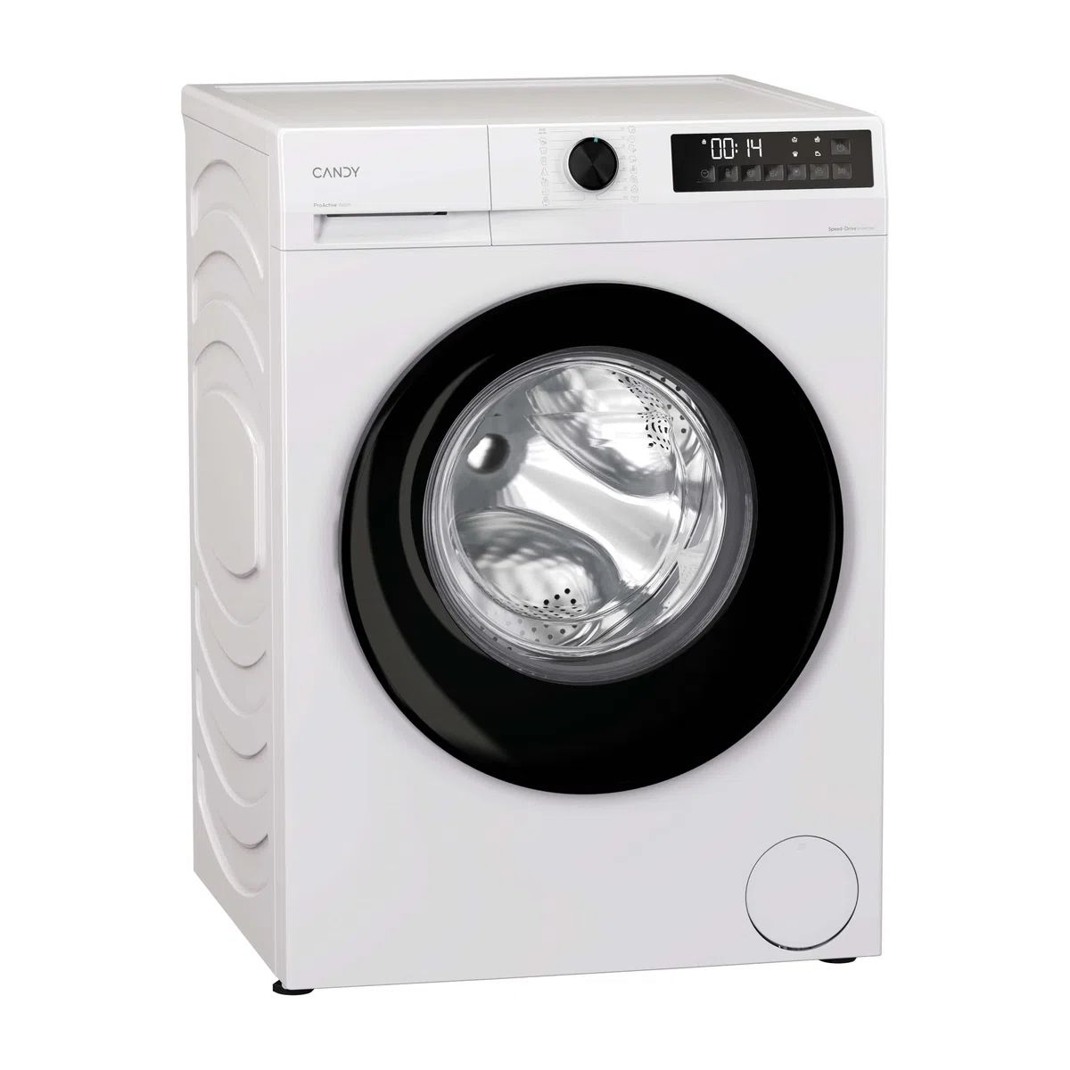 Candy ProWash 300 Lavatrice Slim a Carica Frontale, 7 kg, 1200 Giri, Motore Inverter, Classe A -15%, Smart LED Touch, Cicli Rapidi, 60 x 42,4 x 85 cm (LxPxA), Bianca - GD 27SB7-S
