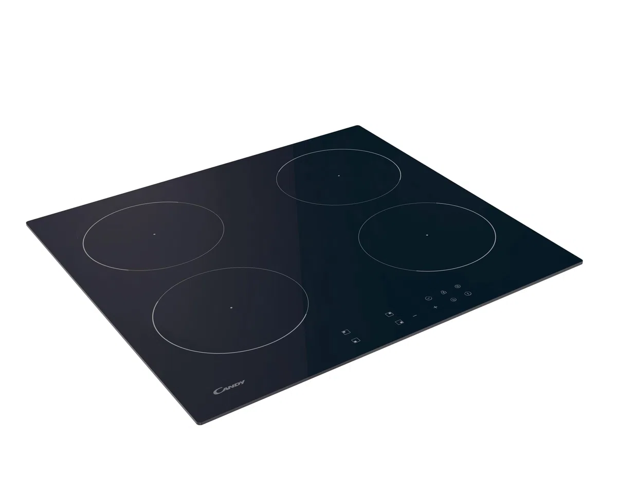 Candy Moderna CETPS64MCWIFITT Piano Cottura a Induzione 4 Zone Vetroceramica Touch Connesso 59x52x5 cm Nero