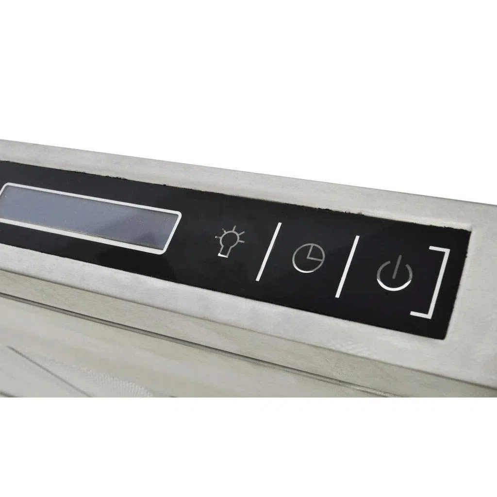 Festnight Cappa Aspirante da Cucina a Isola design acciaio inox con Display LCD 90cm
