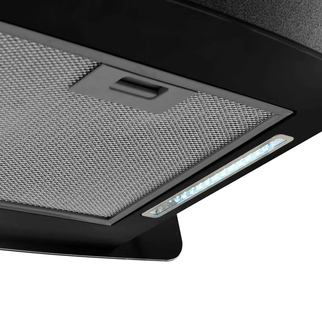 Cappa a isola sospesa, con sensore touch LCD, in vetro temperato