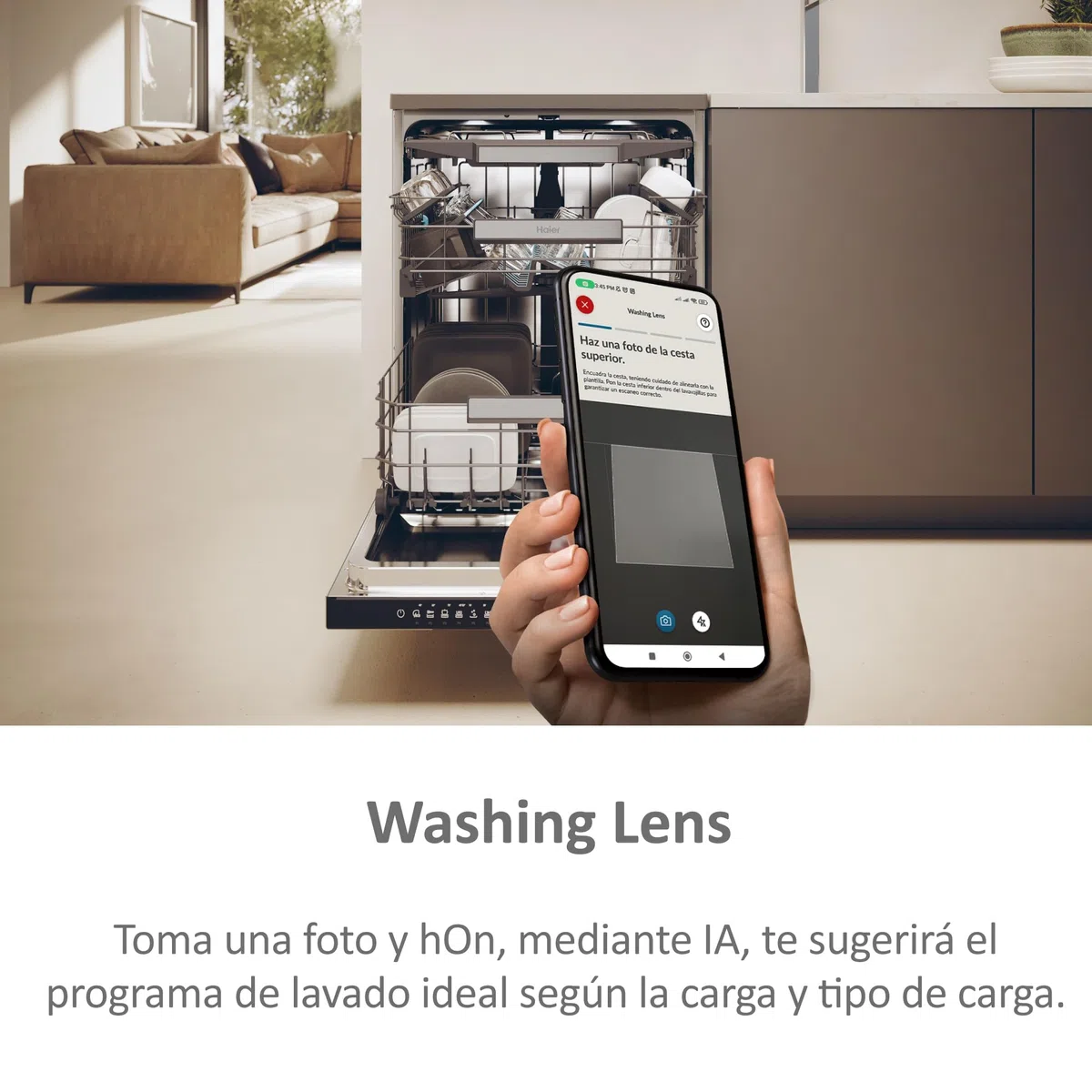 Haier I-Pro Shine Serie 5 XF 6B2M3PX - Lavastoviglie indipendente 60 cm, motore inverter, 16 posate, 3 vassoi, 10 cicli, Wi-Fi, App hOn, Maxi Tub, Powerwash, apertura automatica, 42 dB, inox