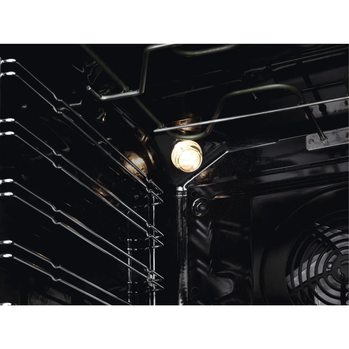 Electrolux Forno Multifunzione ROB3201AOR, Capacità 72 L, SurroundCook 600, Cottura Multilivello e Ecoventilata, Scongelamento, Grill Rapido, Pizza, Aqua Cleaning, 60x56x55 Cm, Nero Opaco, Classe A