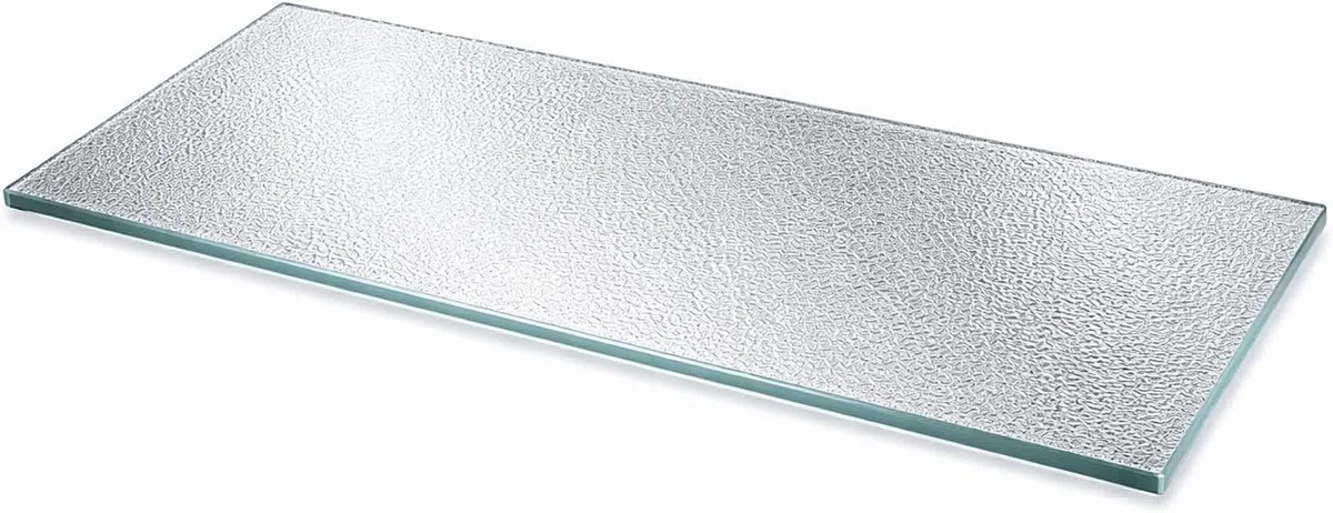 VETRO Ripiano Frigorifero Universale (47 cm x 30 cm Opaco stampato c) spessore 4mm