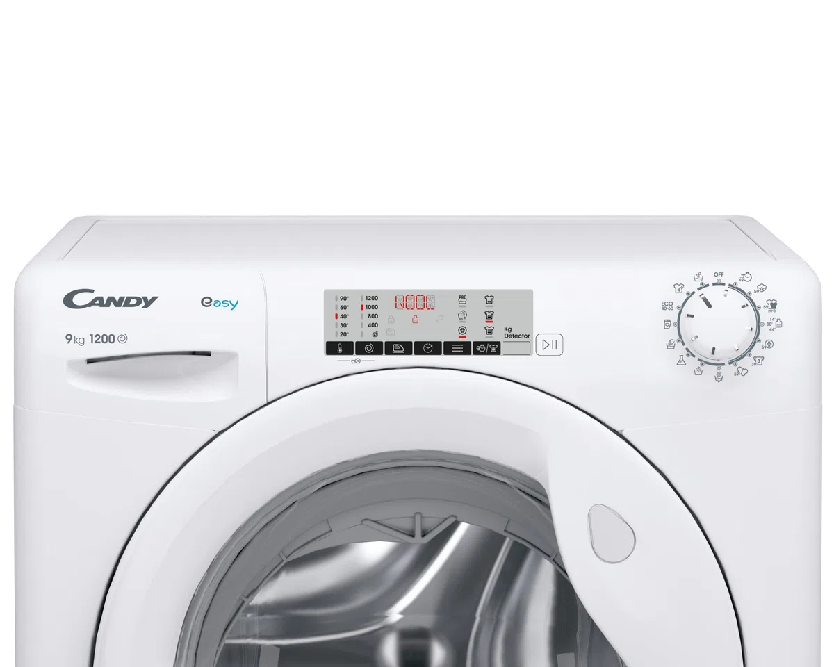 EY294DWM5/1-S - Lavatrice 9kg, 1200 giri, Libera Installazione, Carica Frontale, Classe energetica A