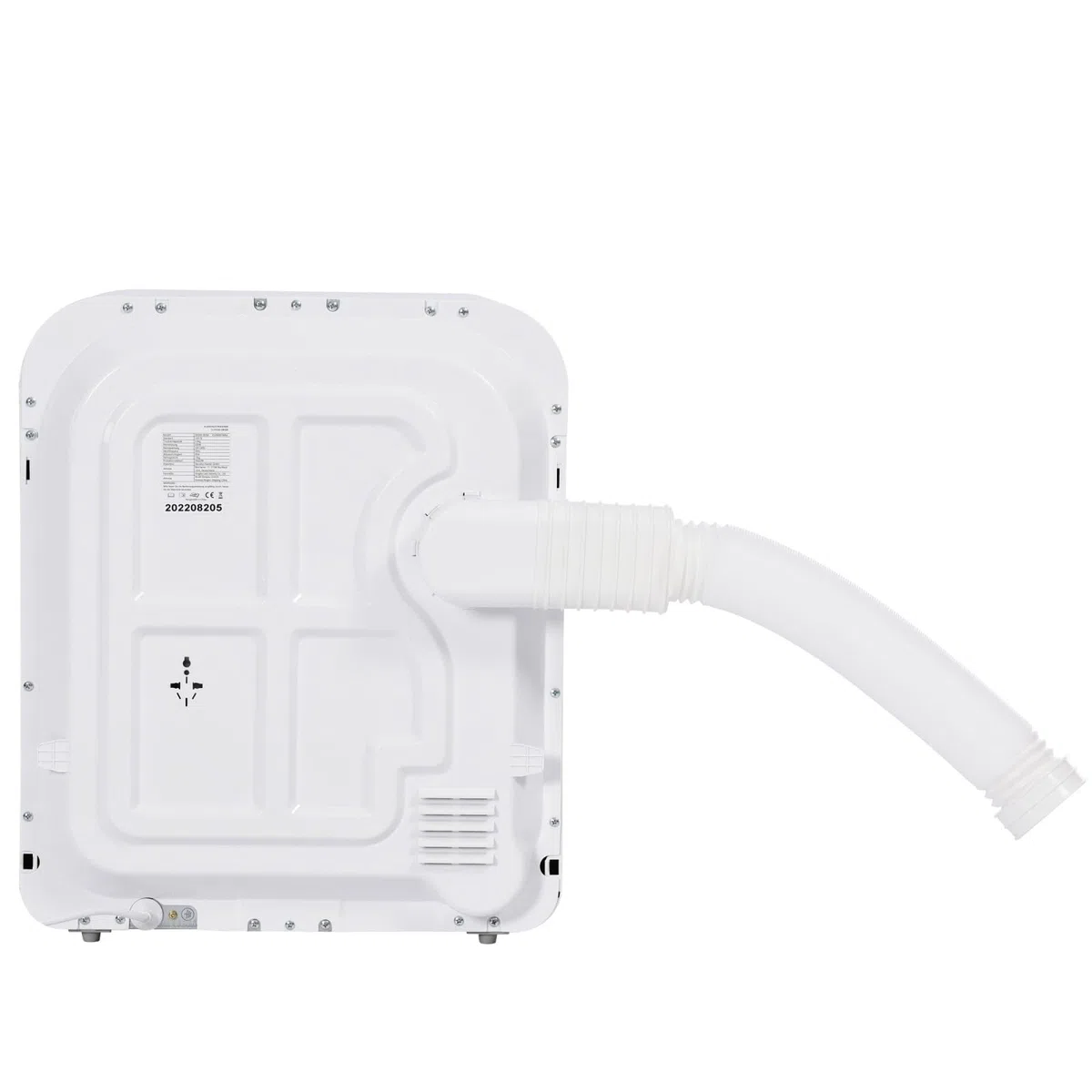 Sweiko Asciugatrice 3 kg in acciaio inossidabile, 5 programmi, triplo filtro, Bianco