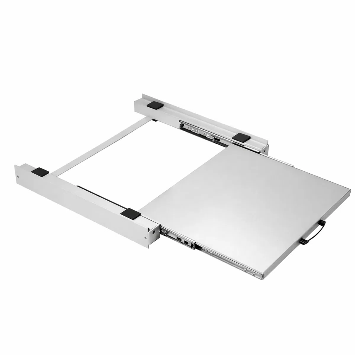 Vonia Lavatrice Asciugatrice Stack Kit - Piano di lavoro allungabile - Distanziatore per lavasciuga - Kit di impilamento per lavasciuga - Universale (Bianco)