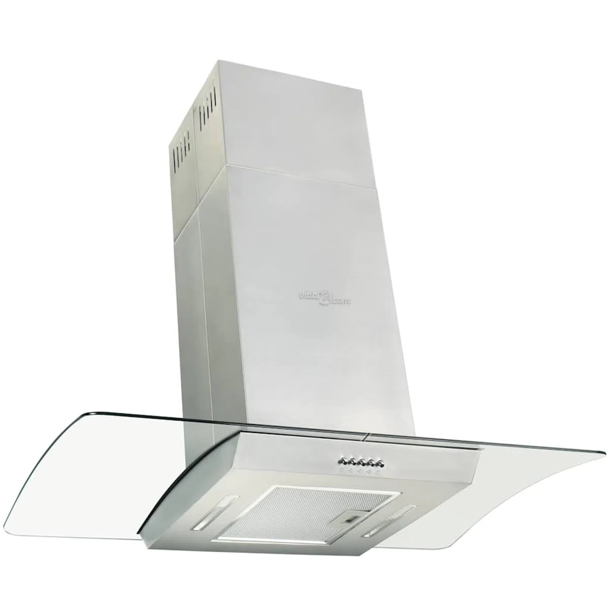 Homgoday Cappa a Isola 90 cm Acciaio Inossidabile 756 m3/h LED