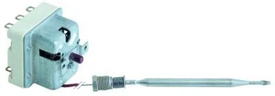 Ego Termostato di sicurezza 55.32542.857 adatto per Baron, colged, giorik, MKN, Bartscher massima temperatura 230 °C 3 poli X 94 mm