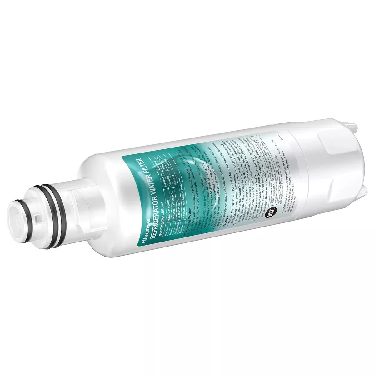 Hisense - Filtro dell'acqua originale per frigorifero, congelatore HK2100988