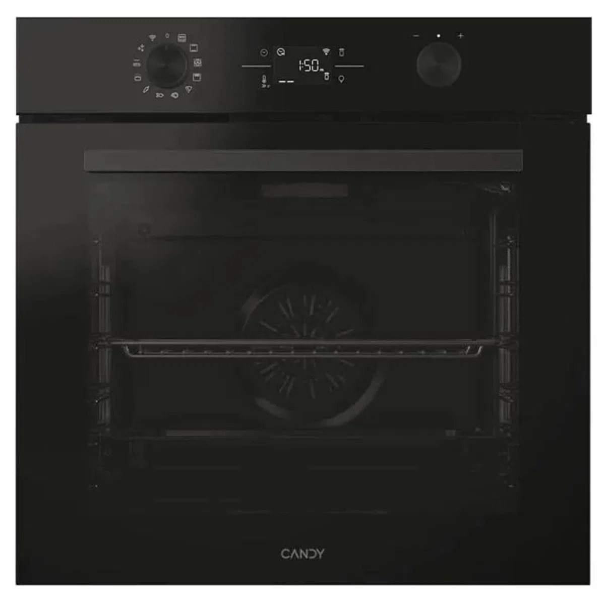 Candy CA6 N3T1HTB - Forno elettrico, multifunzione, 78 litri, Nero, Classe energetica A+