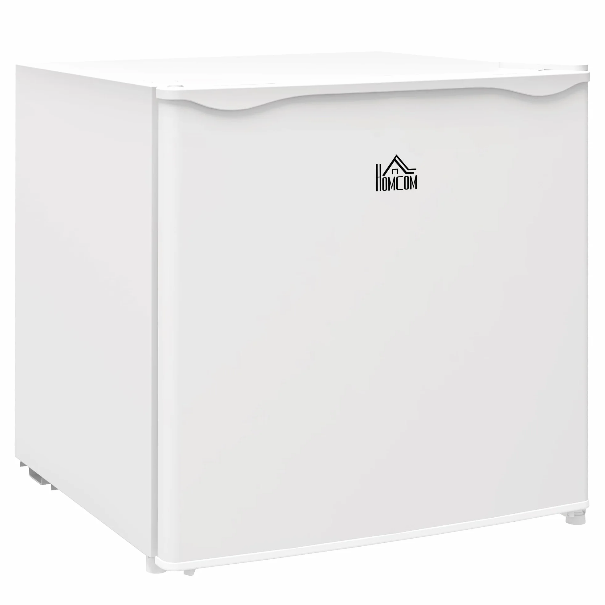HOMCOM Mini congelatore 35 L box freezer elettrico a libera installazione 45 W mini congelatore mini frigorifero -14 a -24℃ Controllo della temperatura a 5 livelli 47 x 44,2 x 48,8 cm Bianco