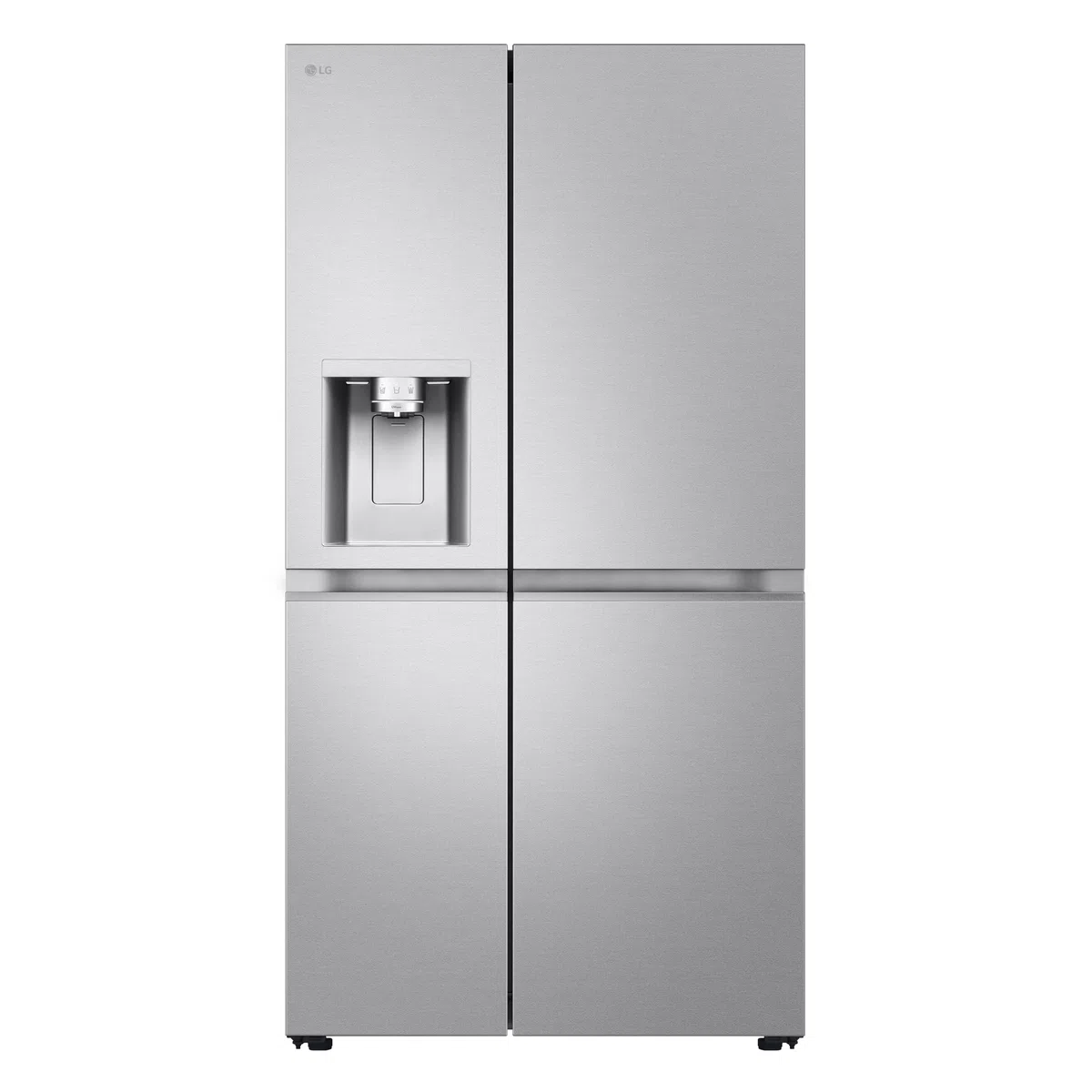 LG GSLE91MBAC Frigorifero Americano Side-by-Side, Classe C, Frigorifero No Frost, 628L, Wi-Fi, Tecnologia Door&Linear Cooling, Fresh Converter, Dispenser Senza Allaccio, UVnano, Metal Sorbet