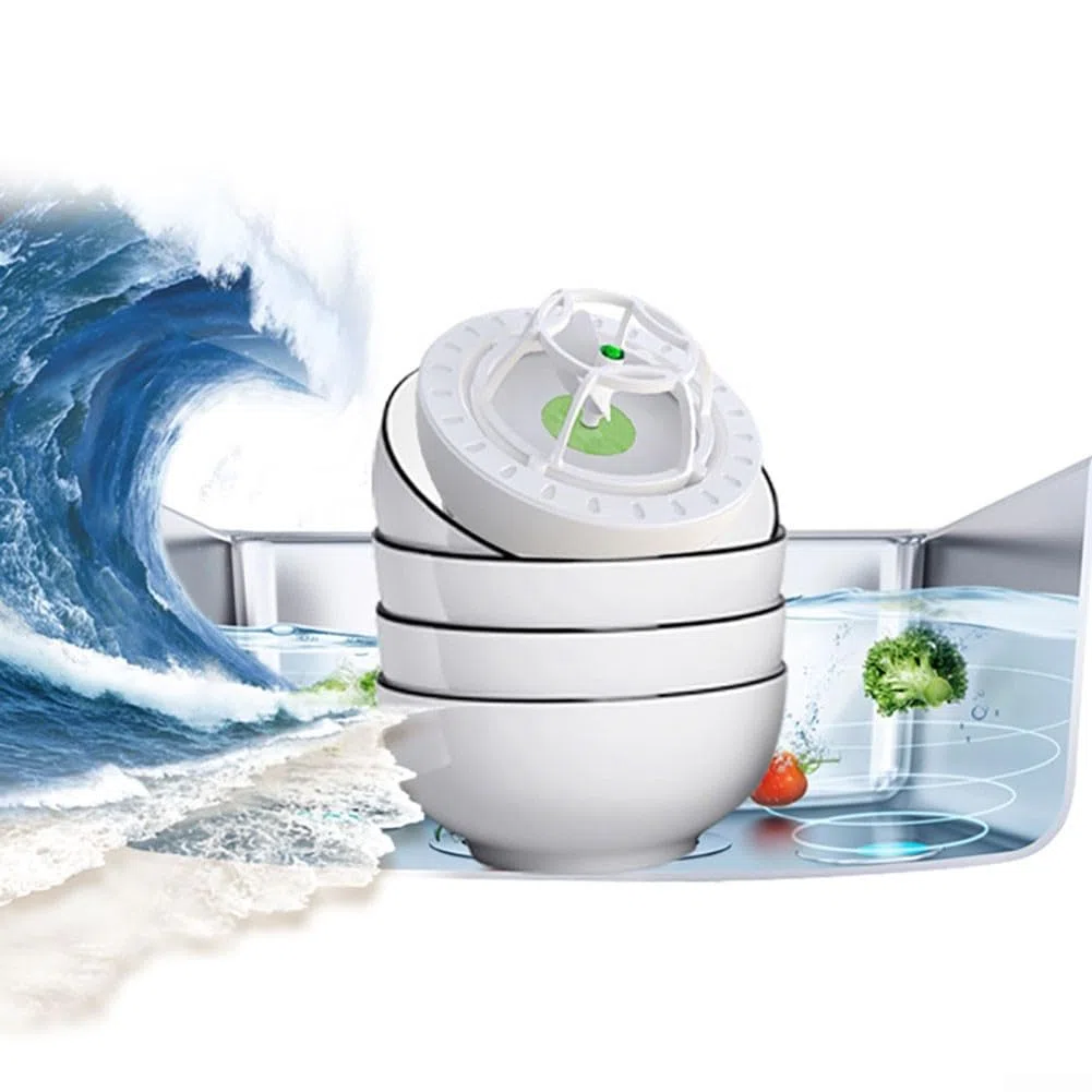 Mini lavastoviglie USB, adatta per ambienti esterni come piccoli appartamenti, dormitori o camper, lavastoviglie portatile da cucina e surf (blu)