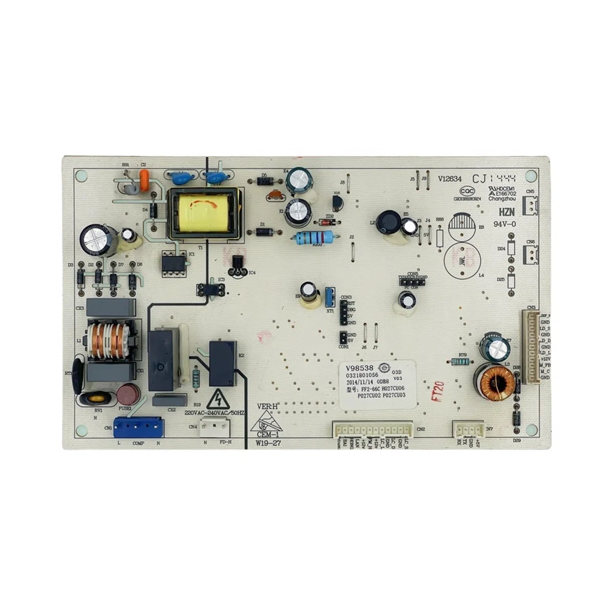 Compatibile con Homa Frigorifero Scheda di Controllo W19-27 Circuito PCB 0321801056 Frigorifero Motehrboard Freezer Parte