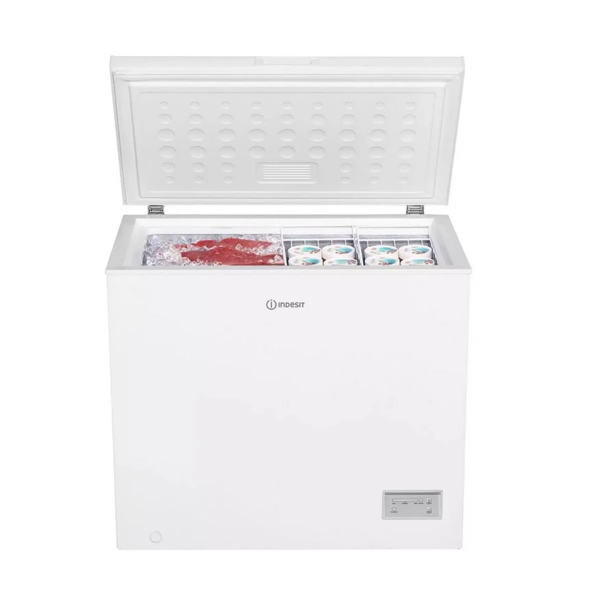 INCF1984E - Congelatore a Pozzetto, 198 litri, Congelamento 12 kg/24h, Classe energetica E