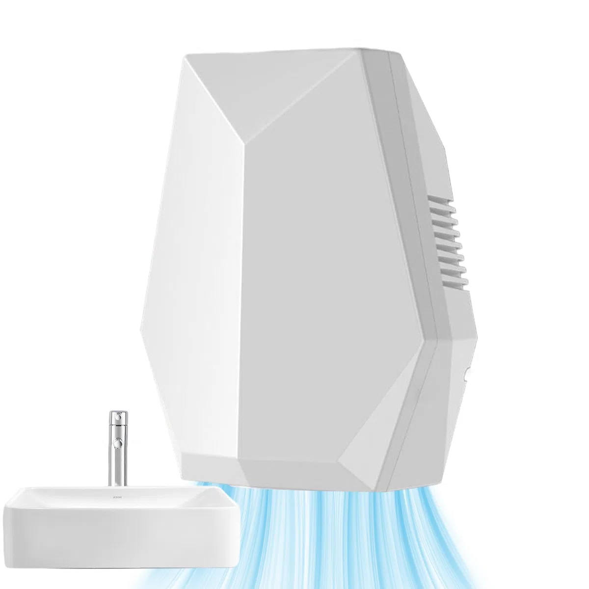 Asciugamani Elettrici | Asciugamani Commerciale Senza Contatto E Silenzioso - Dispositivo Automatico Con Funzione Ventilazione Per Bagni Hotel E Ristoranti