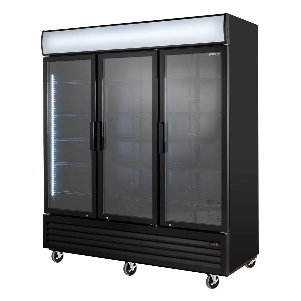 GastroHero Frigorifero per bevande ECO 1500 con ante a ribalta e luce