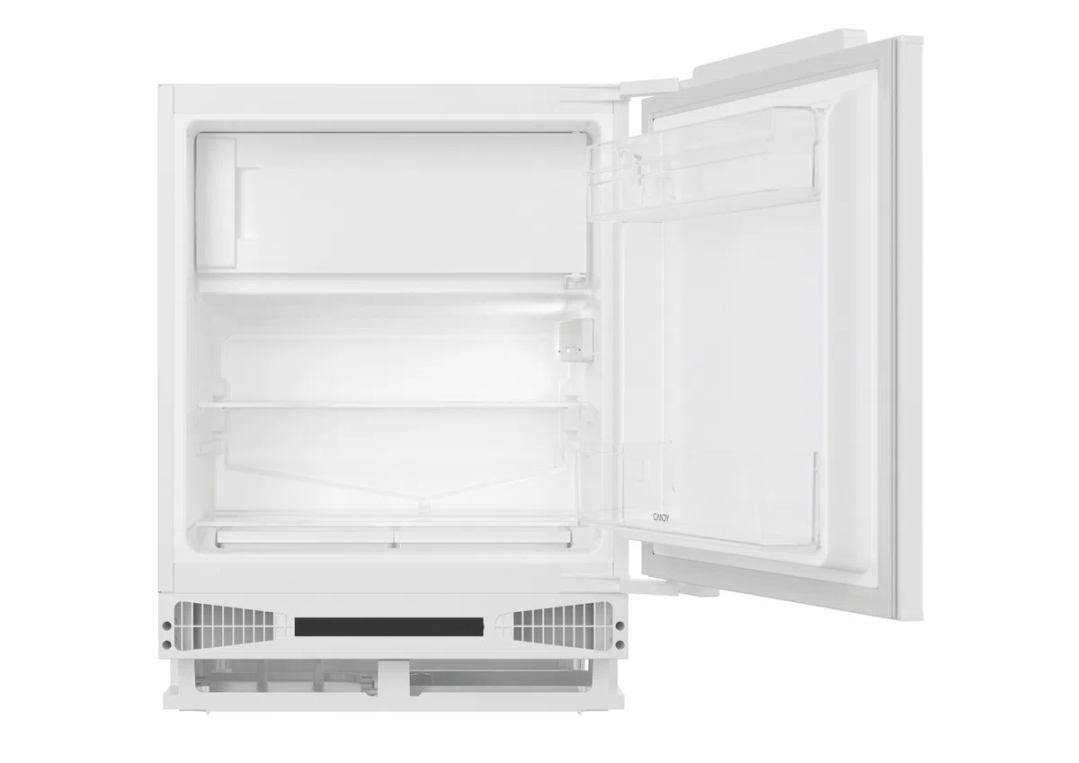 Candy CM4SE68W - Frigorifero da incasso con congelatore, porta a traino, 16 litri, 2 ripiani in vetro