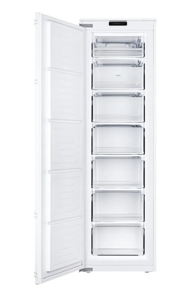 Candy CUS518EW - Congelatore verticale, 204 litri, congelamento 9,5 kg/24h, Classe energetica E