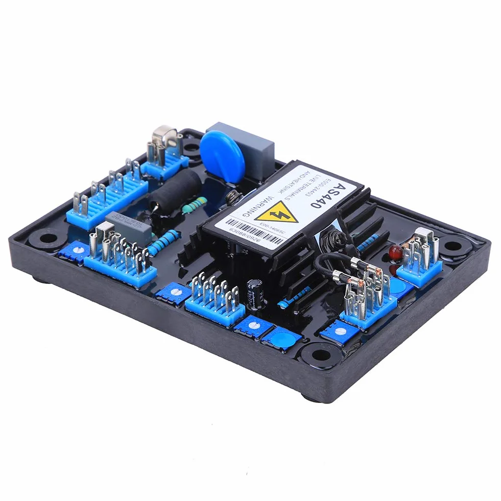 Generic Regolatore di Tensione Automatico AS440 Regolatore di Tensione del Generatore Ad Alta stabilità per Accessori per Generatori Monofase 190-264 V CA
